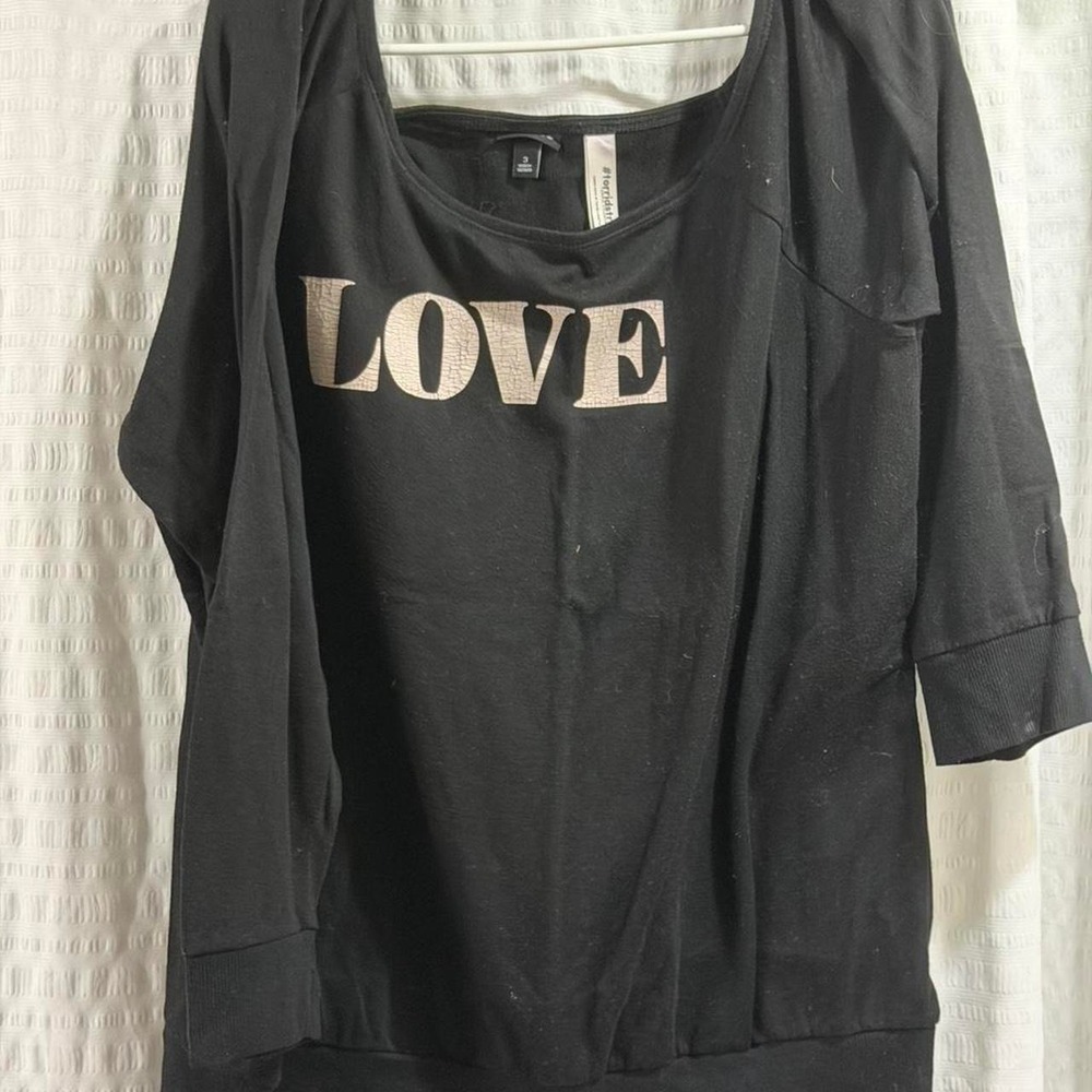 Torrid Graphic Drop Shoulder Top Women Size 3XL